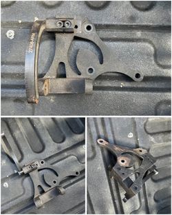 Evolution Alternator relocating bracket for F/H2B swap h22 f20b h23a