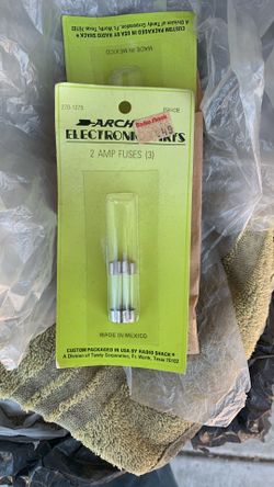 Electronic 2amp fuses issued by radio shack