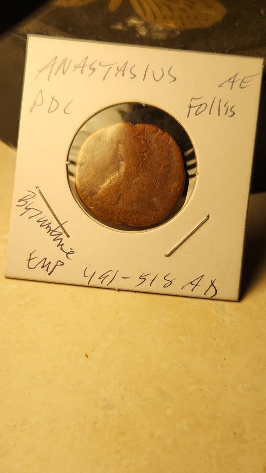 Anastasius Old Rare Coin.