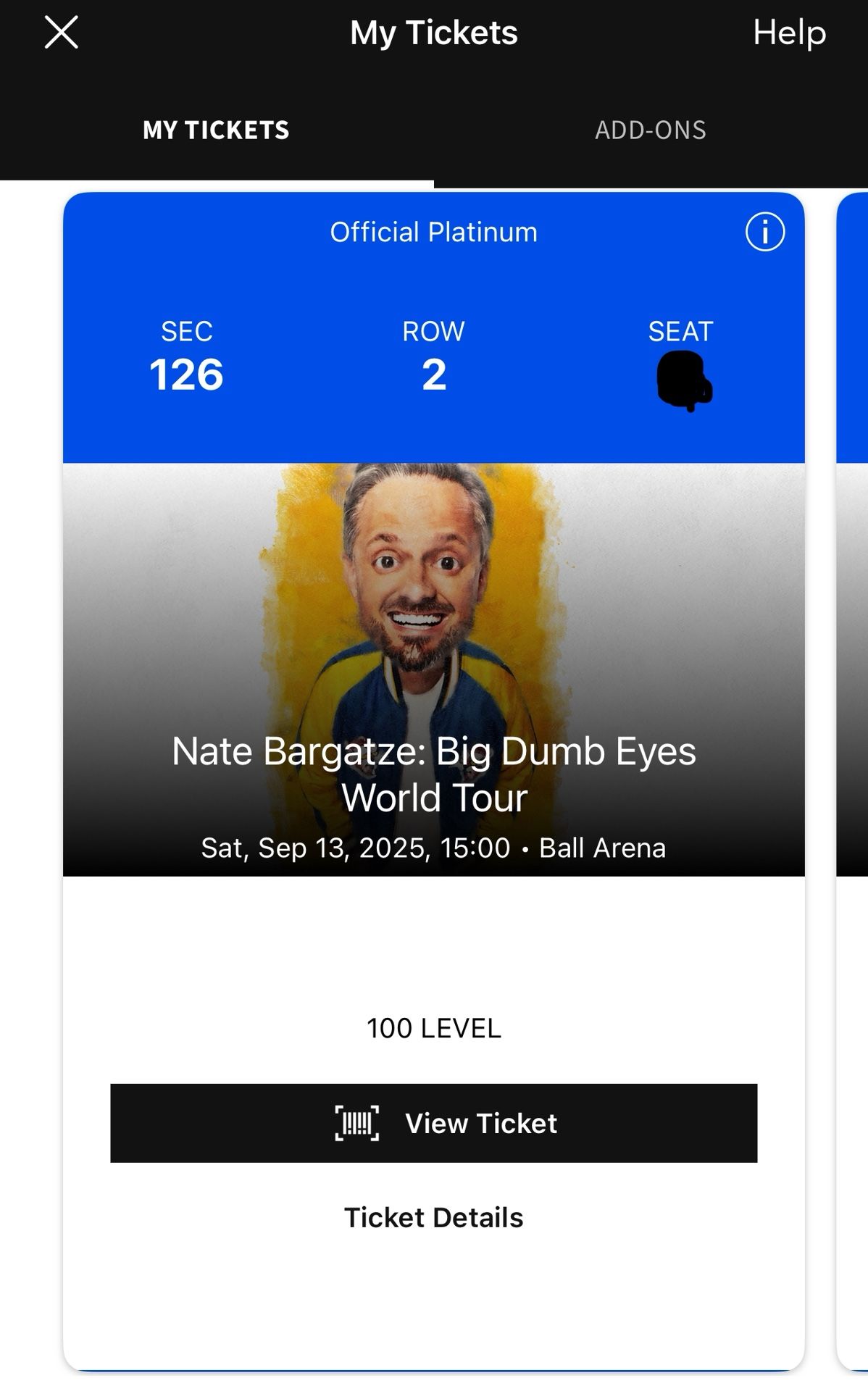 Nate Bargatze - Sat, Sep 13th @ 3pm