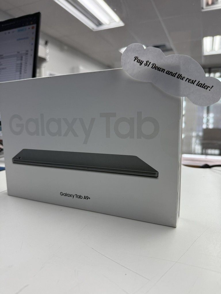 Samsung Galaxy Tab A 9+ - Payments Available - Pay $1 Down To take It home