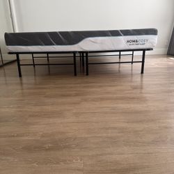 King Size Mattress and Bed Frame in Good Condition”