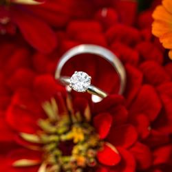 Diamond Engagement Ring & Bands