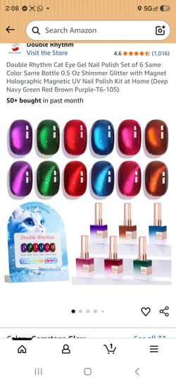 Cat Eye Gel Nail Polish Set 6