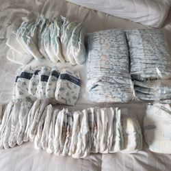 LOT OF DIAPERS 