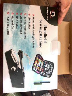 Handheld Sewing Machine with Complete Hand Sewing Machine Kit & Case Brand New Only pickup