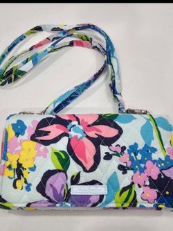 Vera Bradley RFID Wallet Crossbody Wristlet "Marian Floral" /