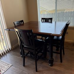 Wood Dining Room Table With Leaf