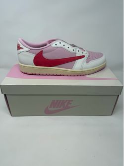 Jordan 1 Retro Low OG SP Travis Scott Sail Tropical Pink
