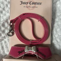 Juicy Couture Dog Collar & Leash 