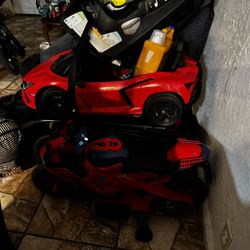 🔥 Kids Ride-On Bundle – Lamborghini + Spider-Man Motorcycle – $300 🔥