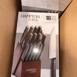 Hampton Forge 16/15 Piece Cutlery Set Please read the description;