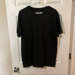 BRIXTON Basics Pocket Tee Mens XL Black Shirt