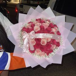 50 Count Rose Bouquet/ Ramo De 50 Rosas 
