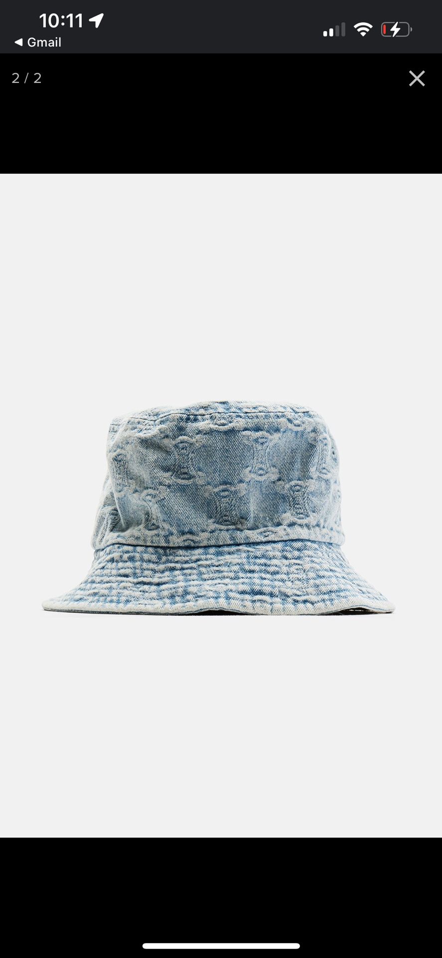 Denim bucket hat