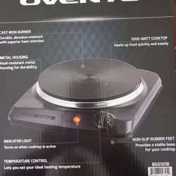 Ovente Electric Cooktop New