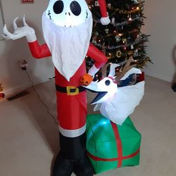 Jack Skellington and Zero Inflatable 