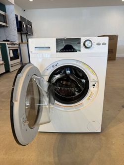 GE 2.4 Cu. Ft. White Washer Dryer Combo