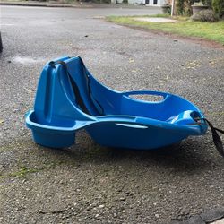Toddler Sled With Seatbelt FREE