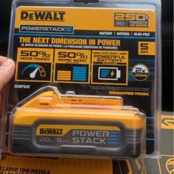 DEWALT Battery 20v 5ah PowerStack 
