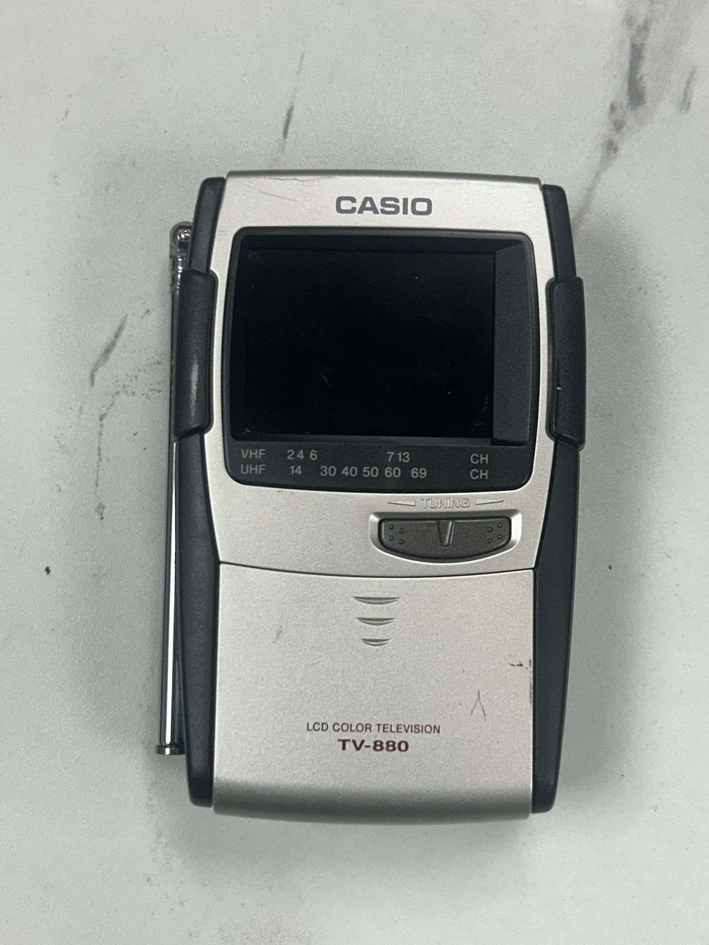 Casio TV-880B Portable LCD Color Television – Vintage Handheld TV