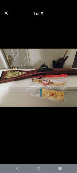 Vintage Disney musket and more items