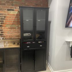 Black Storage Cabinet