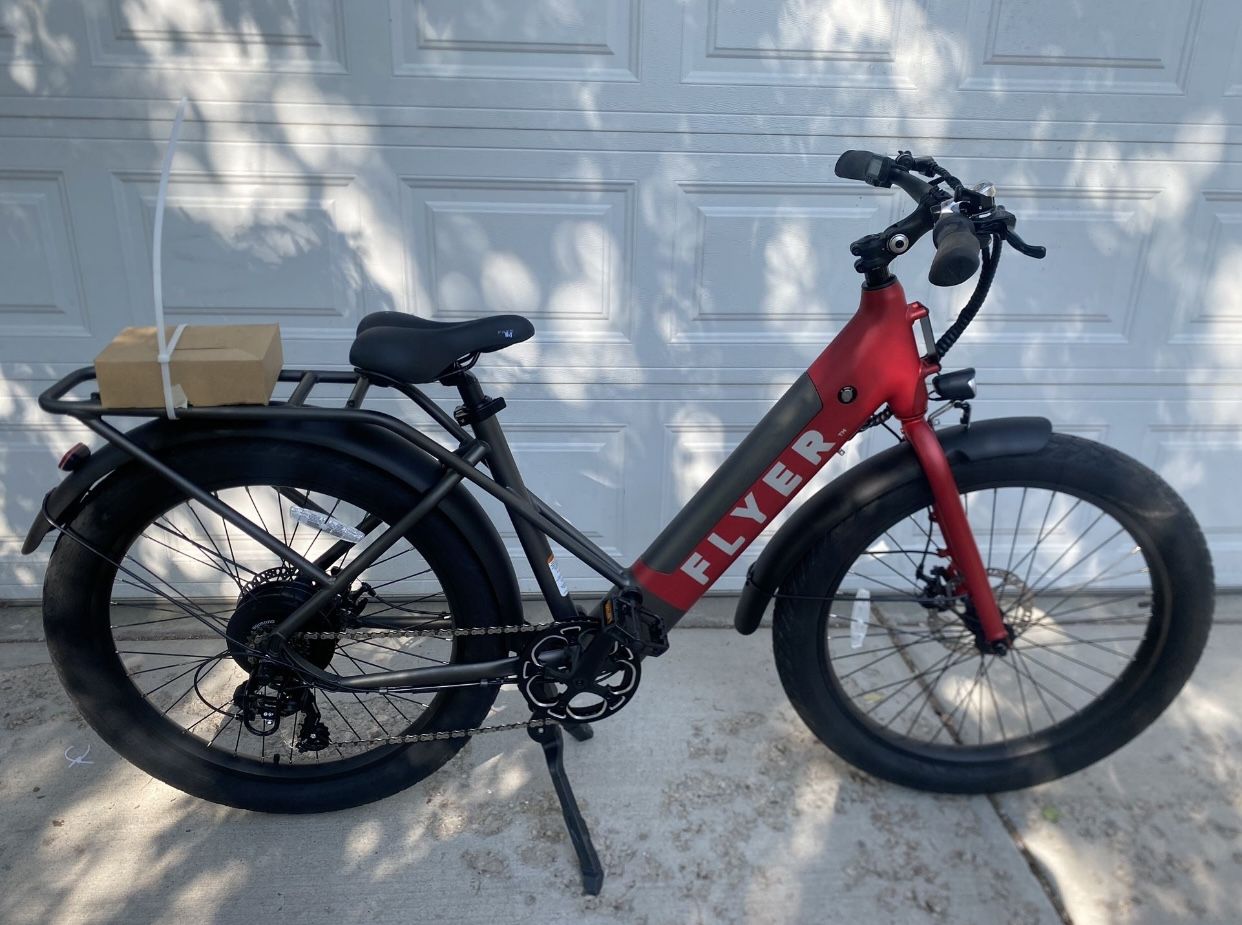Brand new Flyer M880 Electric Bike Powered eBike Cargo 20mph (retail $1800)