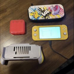 Nintendo Switch Lite console in Yellow with accessories!