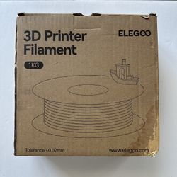 3D Printer Filament - Elegoo PLA 1.75mm 1Kg Black