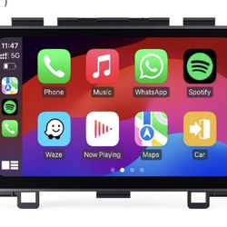 Car Radio Upgrade for Honda CRV 2007 2008 2009 2010 2011 with 9Inch IPS HD TouchScreen/Android12/5G WiFi/Wireless CarPlay Android Auto/GPS FM/SWC Blue