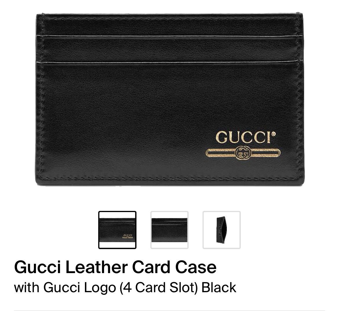Gucci Leather Card Case
