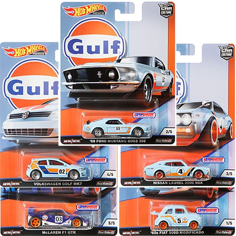 Hot wheels Car culture Gulf Set