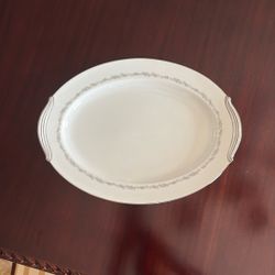 Noritake Bone China Platter Treatment Pattern 