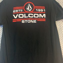 Volcom T-Shirt red/black Size M