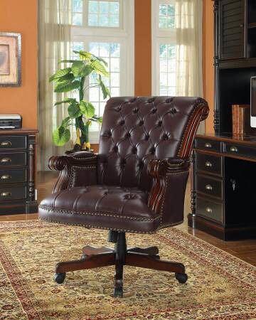 Sophisticated Office Chair Tufted Back $450! SALE! Best Deal!