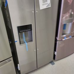 whirlpool counter depth side by side refrigerator open box item rv7ff