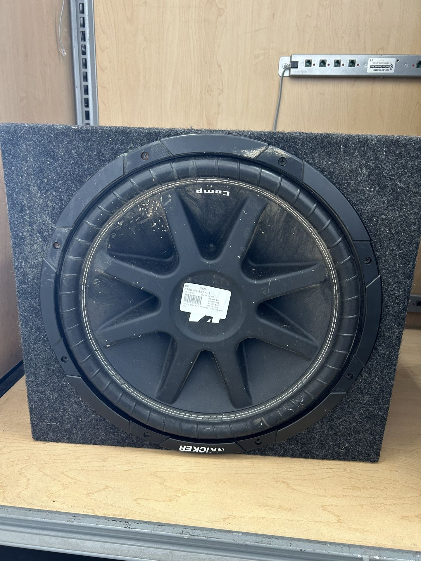 Single Kicker Speaker 15 Inch