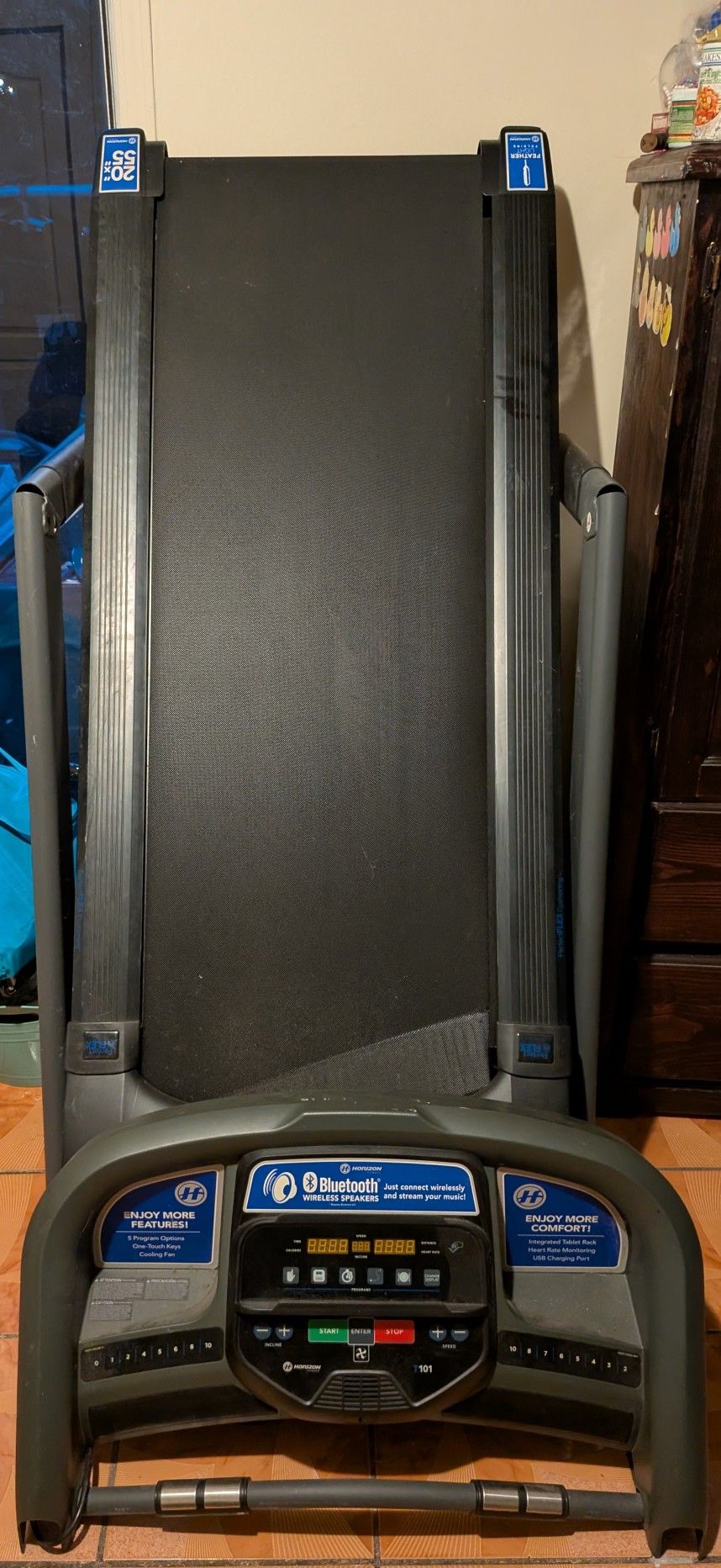 Horizon Fitness T101 Foldable Treadmill
