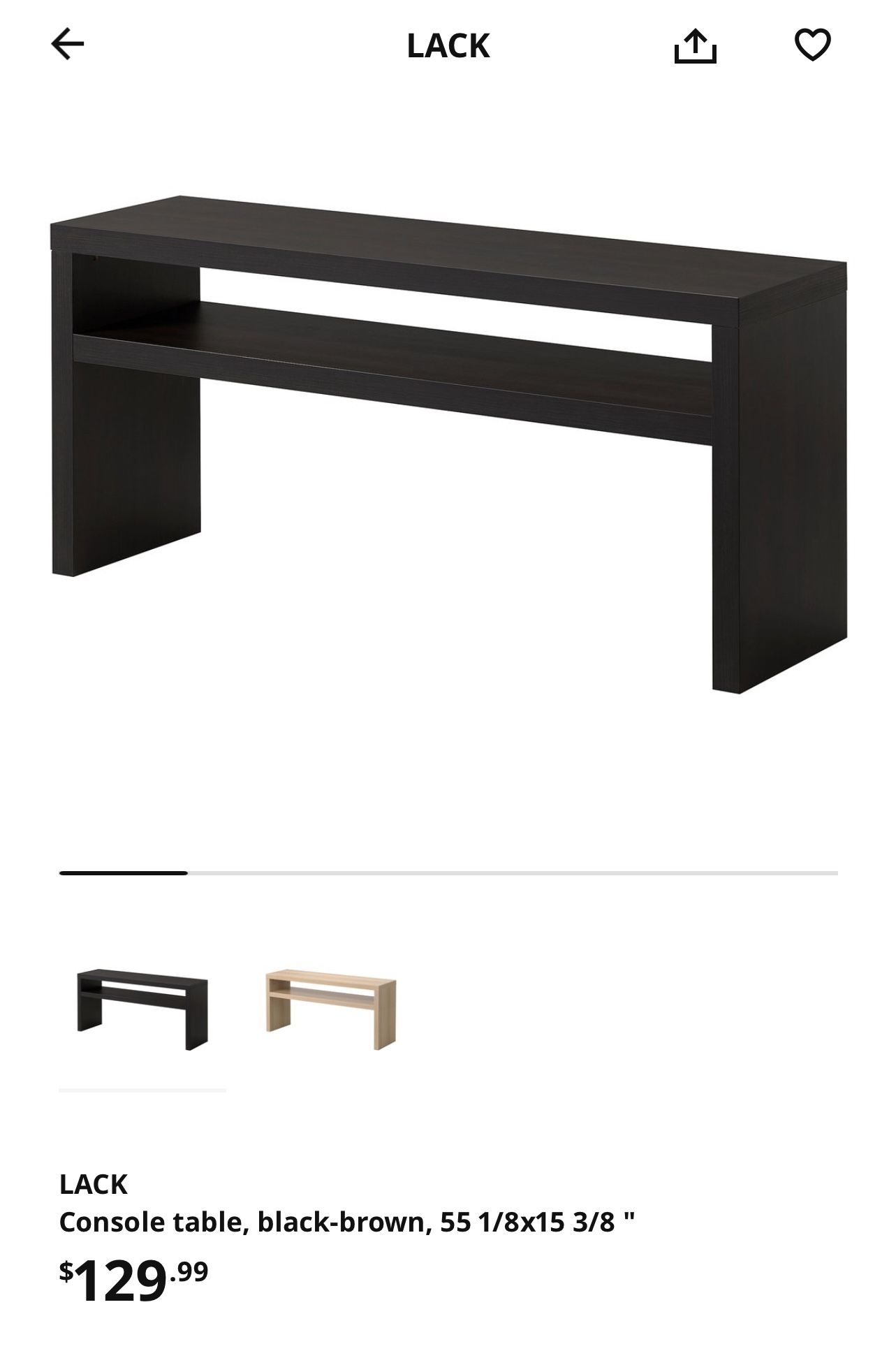 IKEA Sofa Table