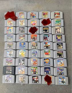 Nintendo 64 games authentic