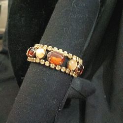 Julianna Brown Topaz And Moonstone Bracelet Vintage