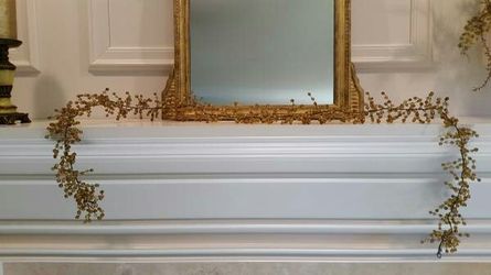Pottery Barn Garland - Amber Glass Beads - 5 Feet