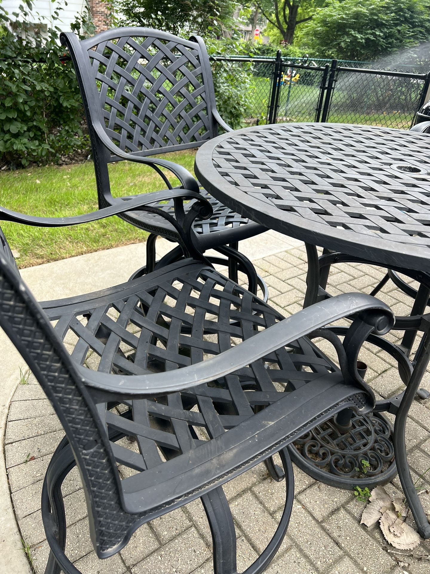 Wrought Iron Patio Table for Sale in Naperville, IL OfferUp