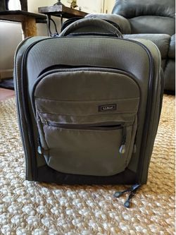 LL Bean carry on travel bag luggage