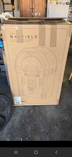 Victrola Mayfield 42" Bluetooth Jukebox with Record Player