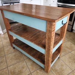 Wooden Kitchen Island