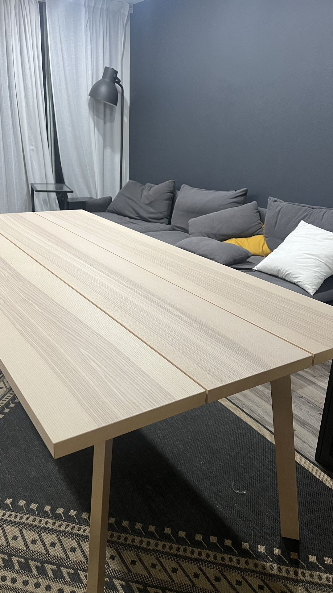 Ikea Table YPPERLIG Table, ash, 200x90 cm for Sale in West