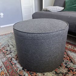 Dark Gray Ottoman 
