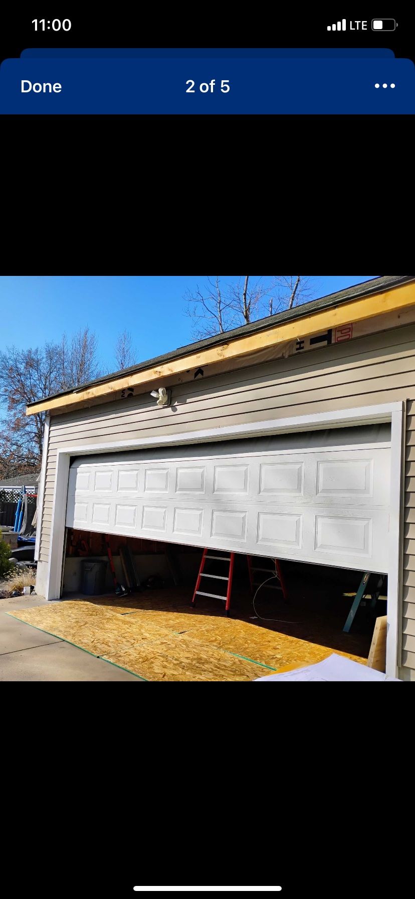 18x8 Non-insulated Garage Door